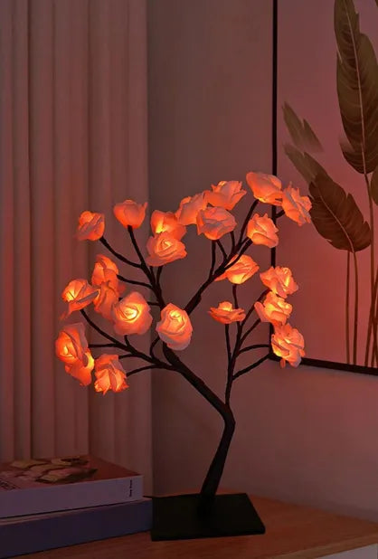 Luminária Led de Rosas