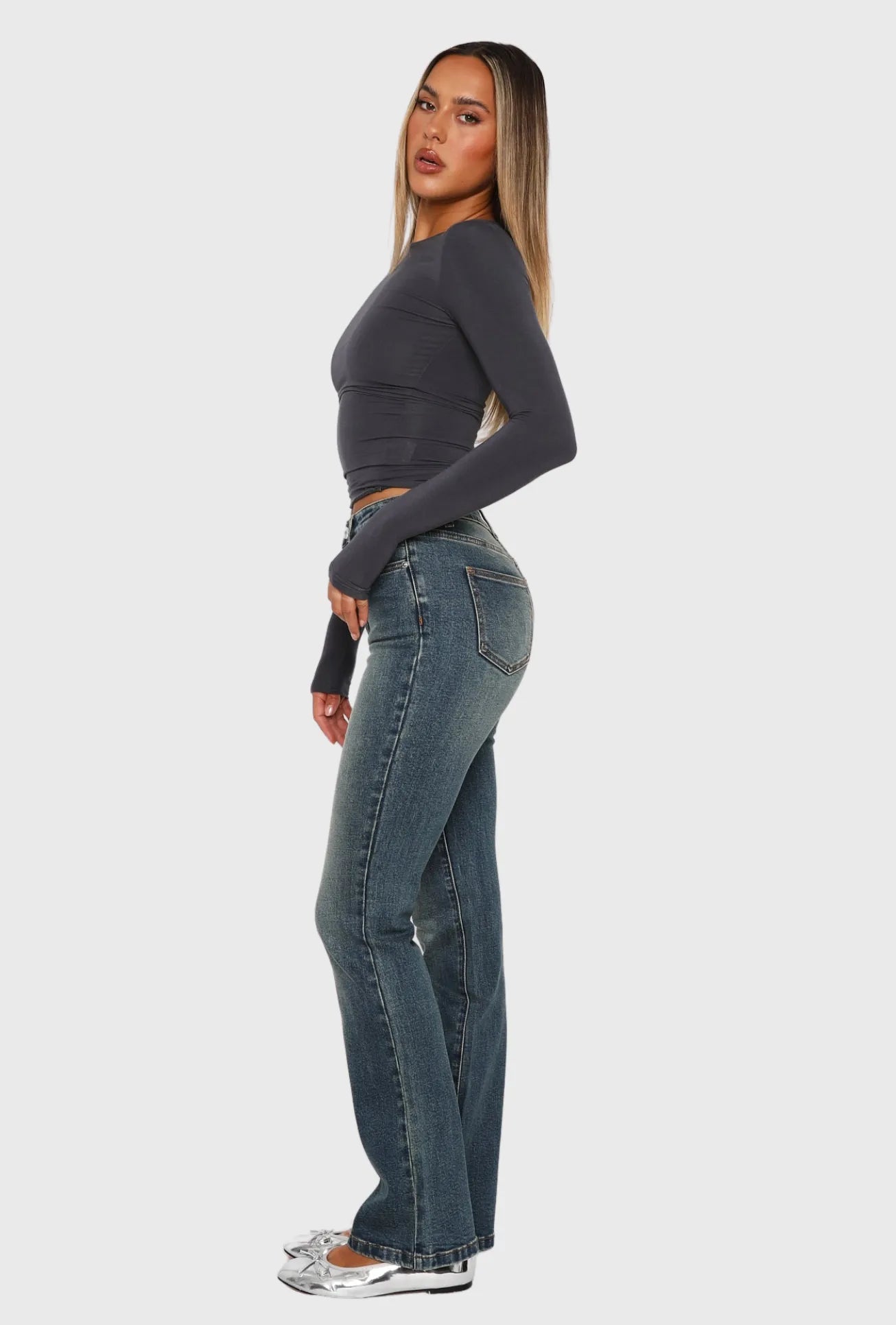 Calça Jeans Vintage Azul