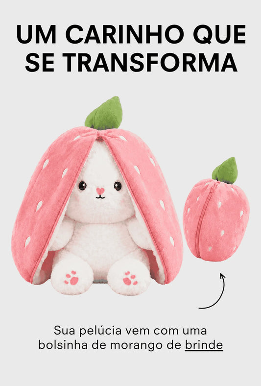 Pelúcia Coelhinho Berry Feline FELINE - Loja Oficial