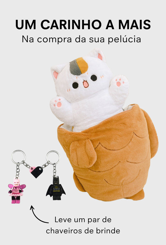 Pelúcia de Gato Taiyaki Feline FELINE - Loja Oficial