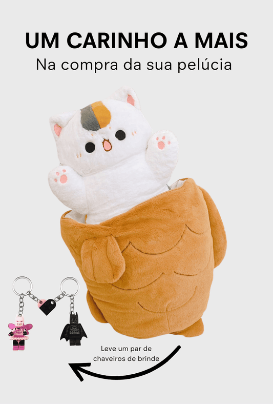 Pelúcia de Gato Taiyaki Feline FELINE - Loja Oficial