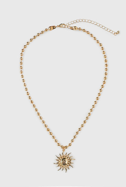 Colar de Sol Dourado