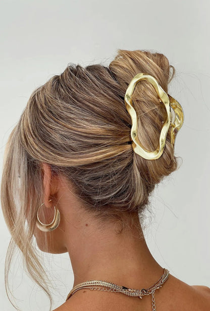 Grampo de Cabelo Dourado
