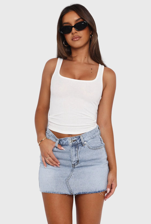 Mini Saia Jeans Love Dream